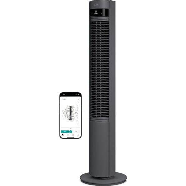 Duux Elevate Smart Tower Ventilator Gray, Ventilatore, Grigio