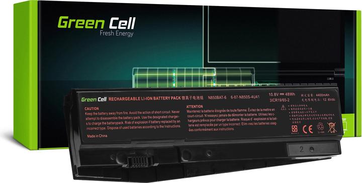 Actual product image GreenCell Battery Charger N850BAT-6 for Clevo N850 N855 N857 - 11.1V - 4400mAh (6 Cells, 4400 mAh)