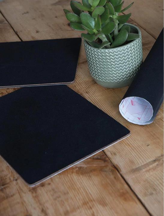 Produktbild D-C-Fix Veloursfolie 90 x 500 cm schwarz (90 x 500 cm)