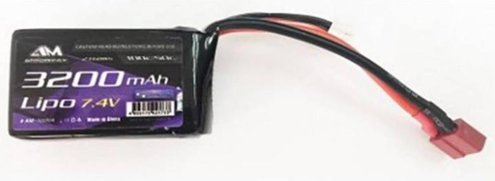 Arrowmax Arrwomax Lipo 3200mAh 7.4V Dancing Rider T-Plugs (7.40 V, 3200 mAh)