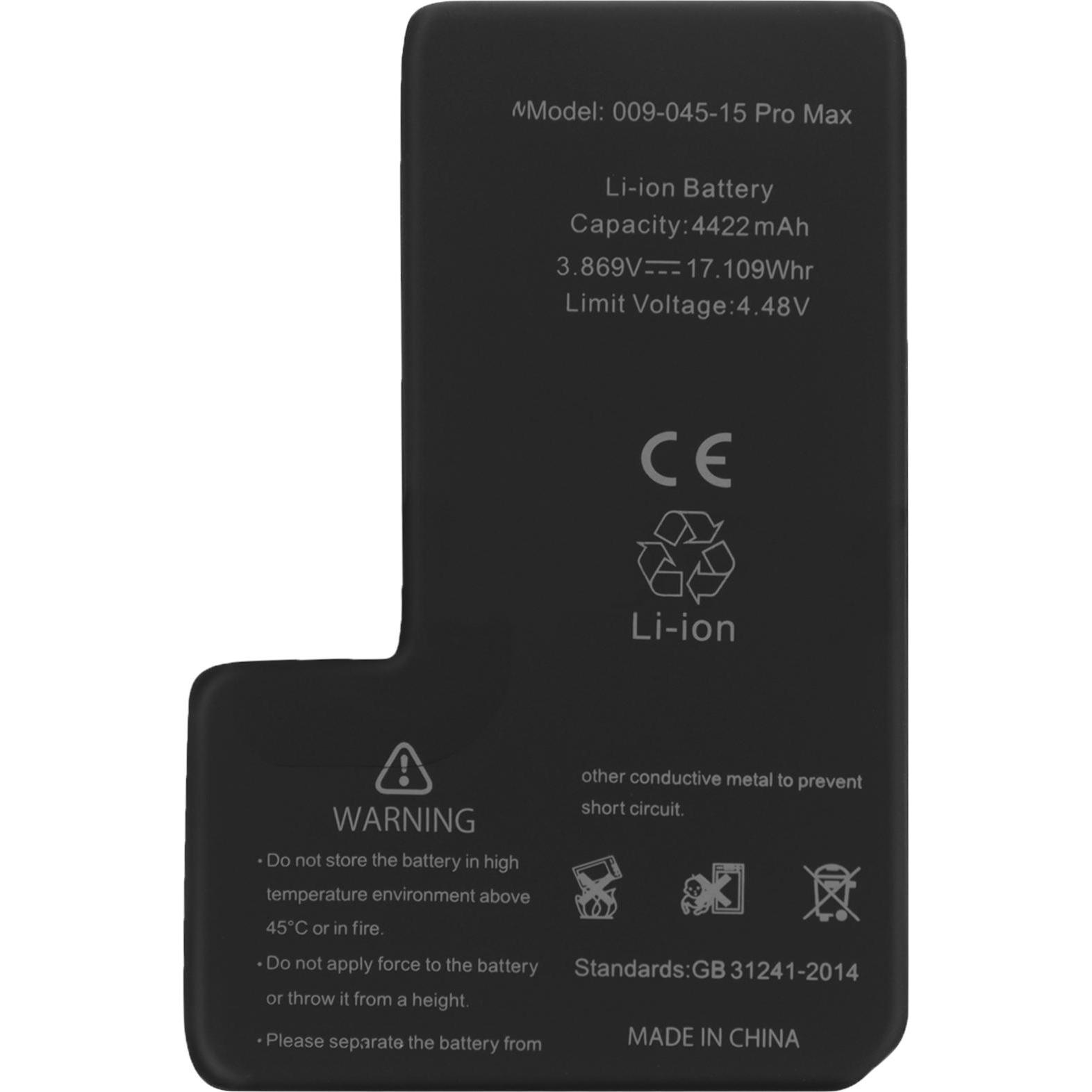 Clappio 4422mAh Ersatzakku ohne BMS, Smartphone Akku