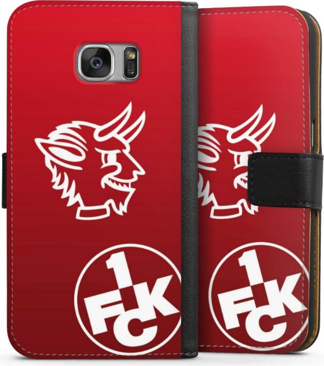 Produktbild DeinDesign Tasche für Samsung Galaxy S7 Handy Flip Case Wallet Cover Handytasche Leder Offizielles (Samsung Galaxy S7)