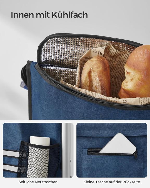 Produktbild Songmics Klappbarer Einkaufstrolley