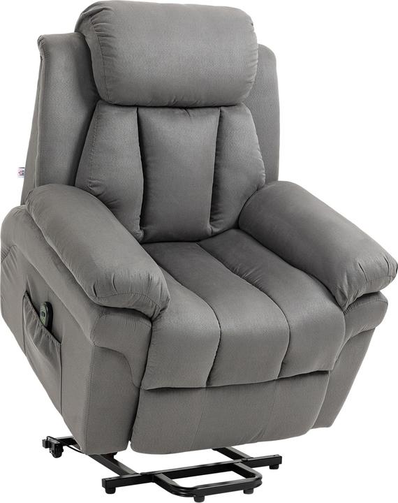 Image du produit Swisshandel24 Fauteuil releveur, Fauteuil relax électrique, avec télécommande, Fauteuil TV, en simili cuir