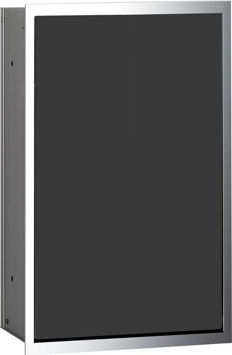 Actual product image Emco Waste bin module ASIS 300 flush-mounted, 495x314mm chrome/black