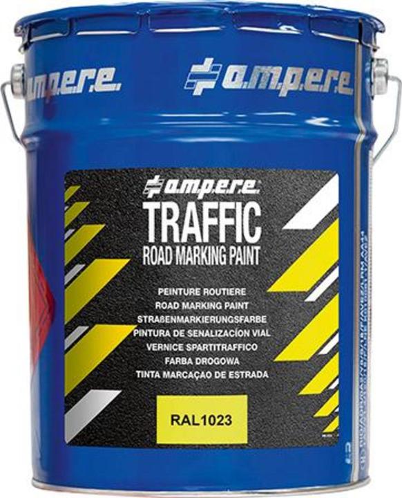 Immagine prodotto Ampere Vernice spartitraffico, secchio da 5 kg, giallo.