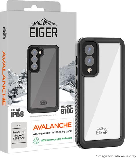 Image du produit Eiger wasserdichtes Outdoor-Case Avalanche Case black (Samsung Galaxy S25 Edge)