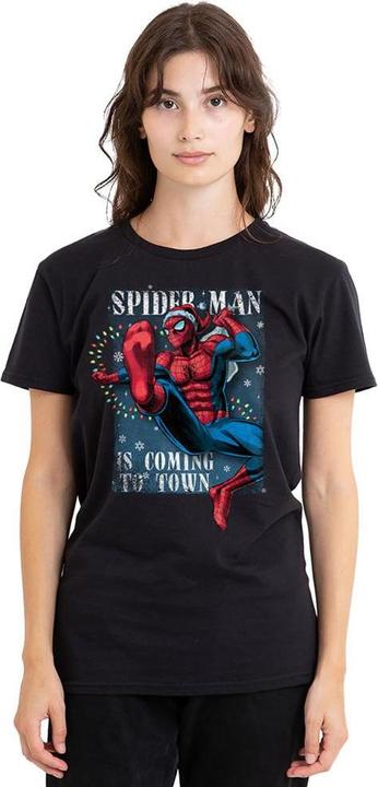 Produktbild Spiderman Is Coming To Town TShirt (M)