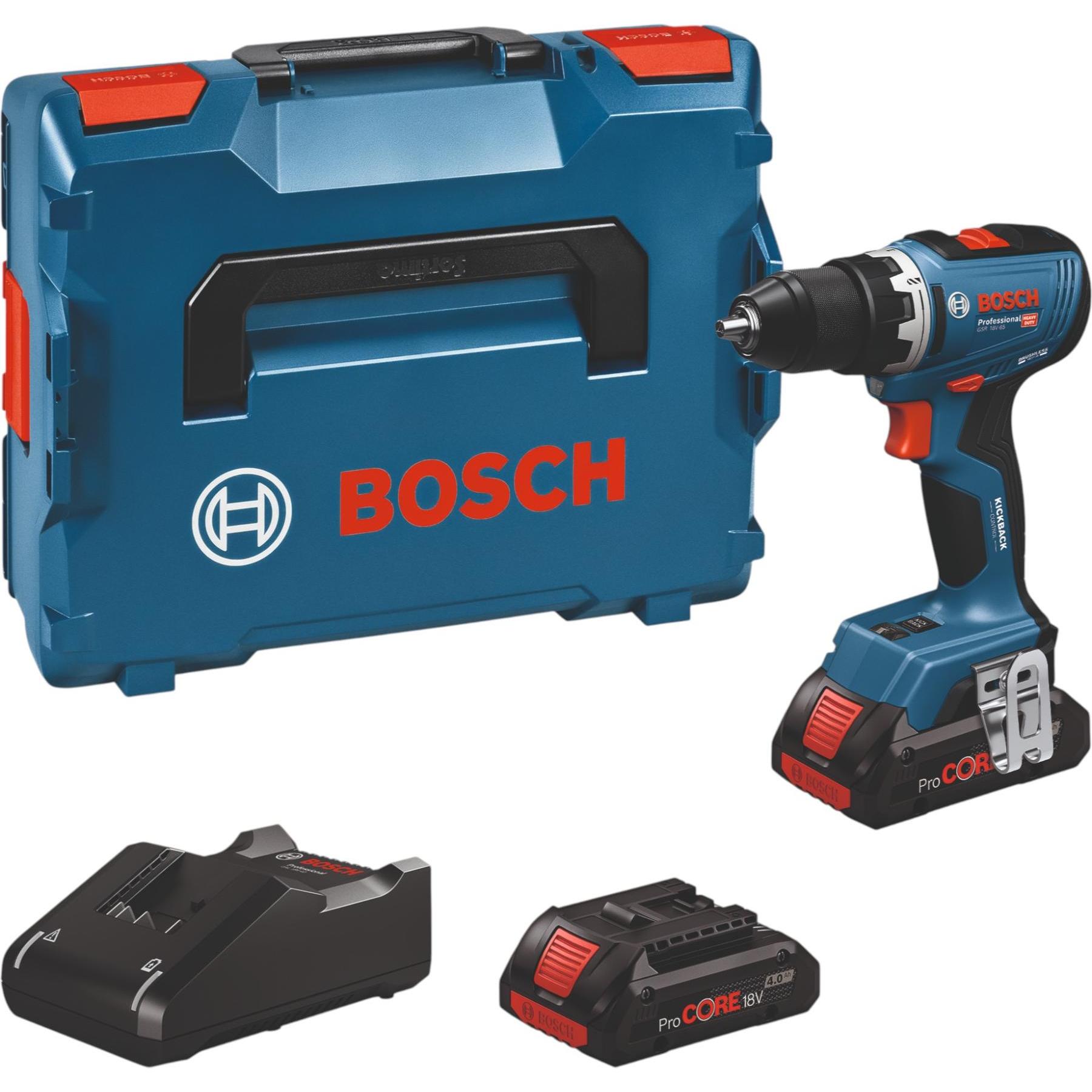 Bosch Professional, Trapano + Avvitatore a batteria, GSR 18V-65