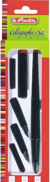 Produktbild Herlitz Kalligrafie-Set (Schwarz, 5 x)