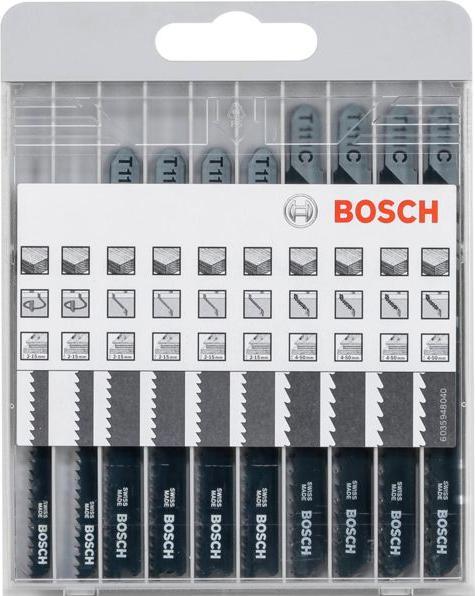 Actual product image Bosch Professional Zubehör Basic for Wood Set 10 pieces