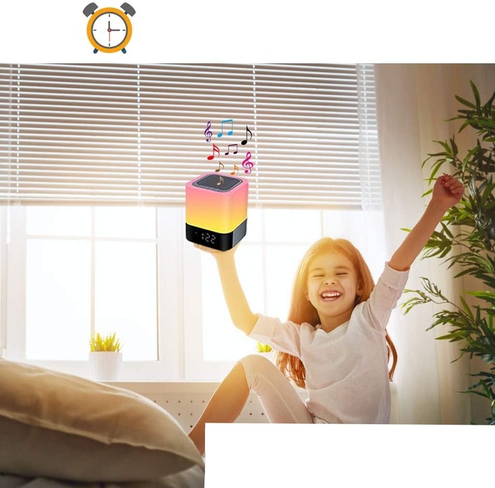 Image du produit Deltalabs Lampe intelligente Bluetooth Haut-parleur LED Lampe d'ambiance