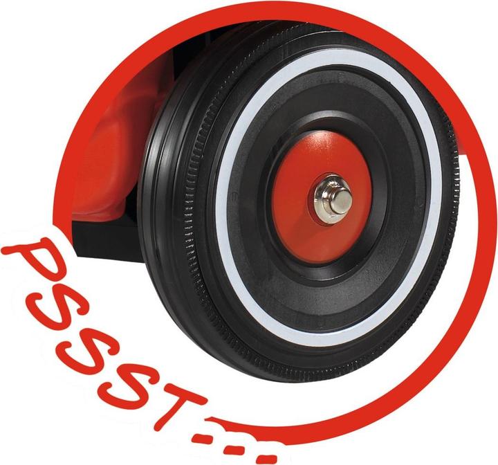 Image du produit BIG Bobby-Car avec des pneus silencieux et des protège-chaussures rouges