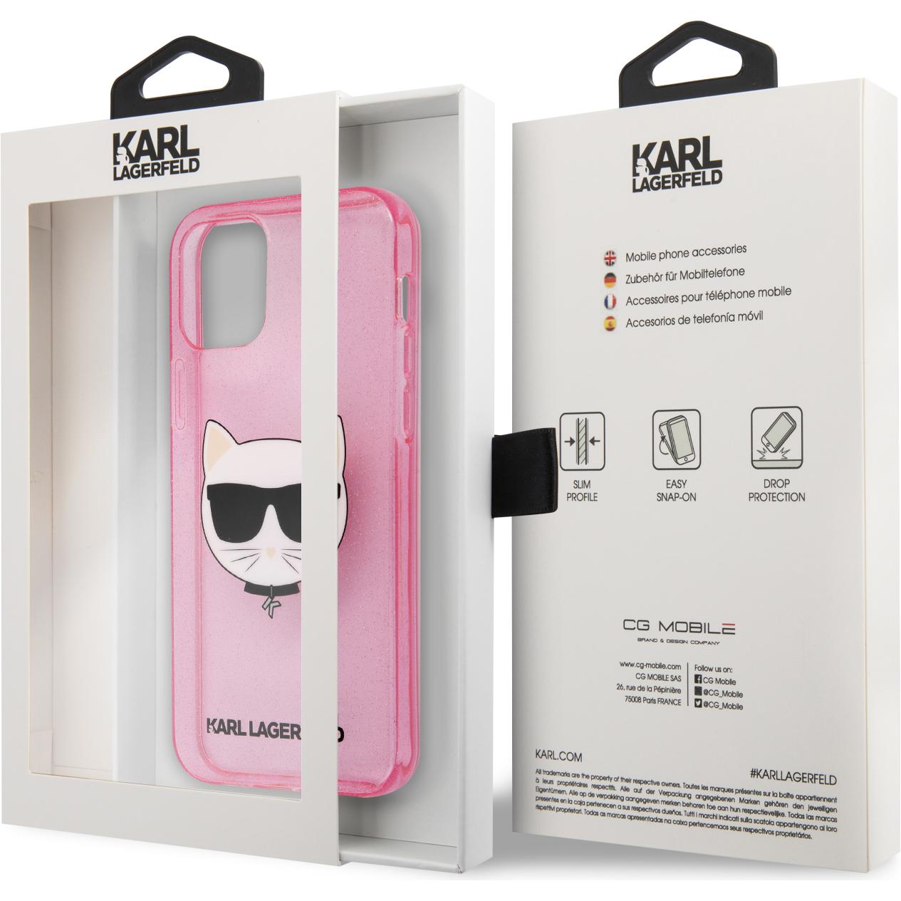 Thumbnail - Karl Lagerfeld Case (Apple iPhone 12 mini), Smartphone Hülle, Pink