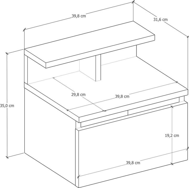 Actual product image Skye Decor Olmo (39.80 x 31.60 x 35 cm)
