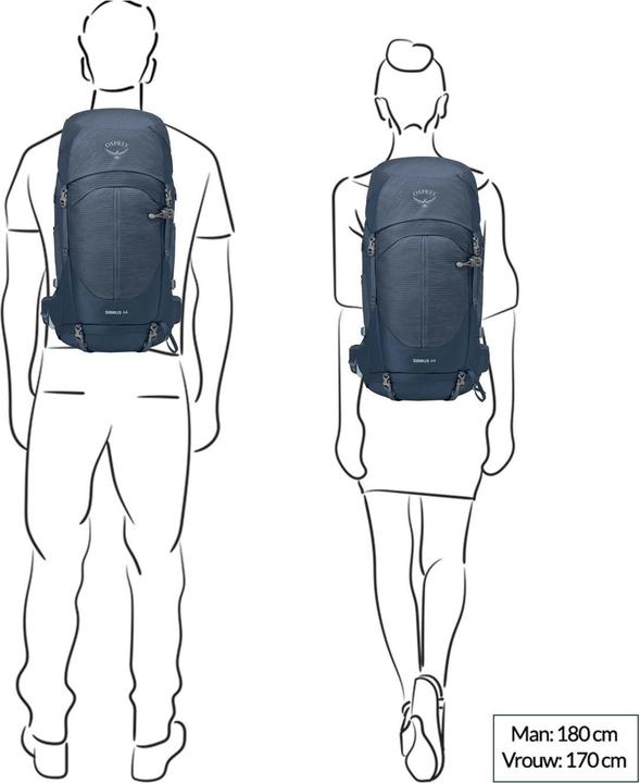 Immagine prodotto Osprey Donna Sirrus 44 (44 l)