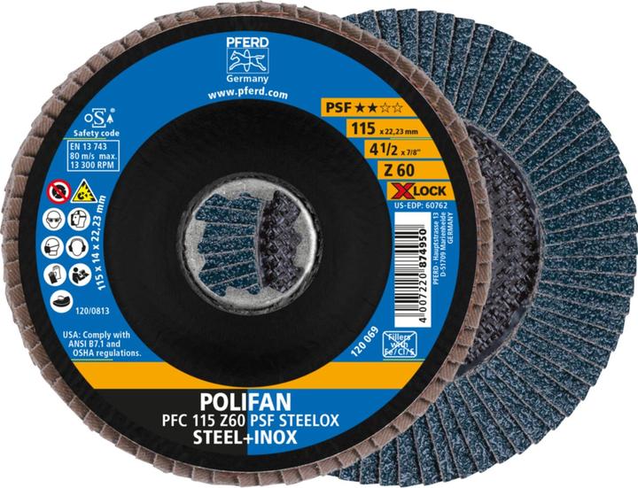 Produktbild Pferd X-LOCK Fächerschleifscheibe Universal-Linie PSF (60)