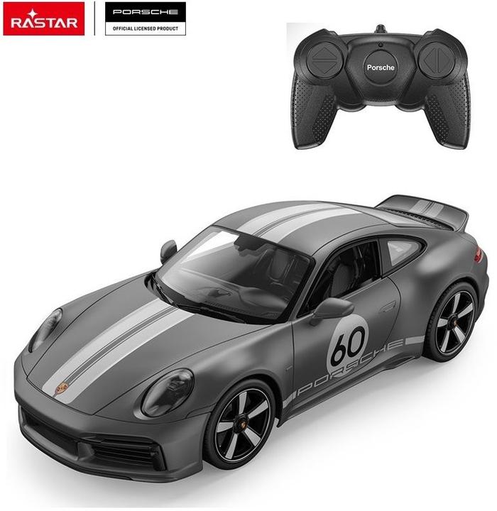 Rastar R/C 1:16 Porsche 911 Sport Classic Grey (94900)