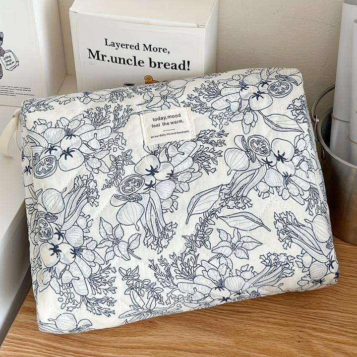 Produktbild Only-Bags.Store Früchte und Gemüse drucken Make-up-Taschen Portable Toilettenartikel Lagerung Tasche
