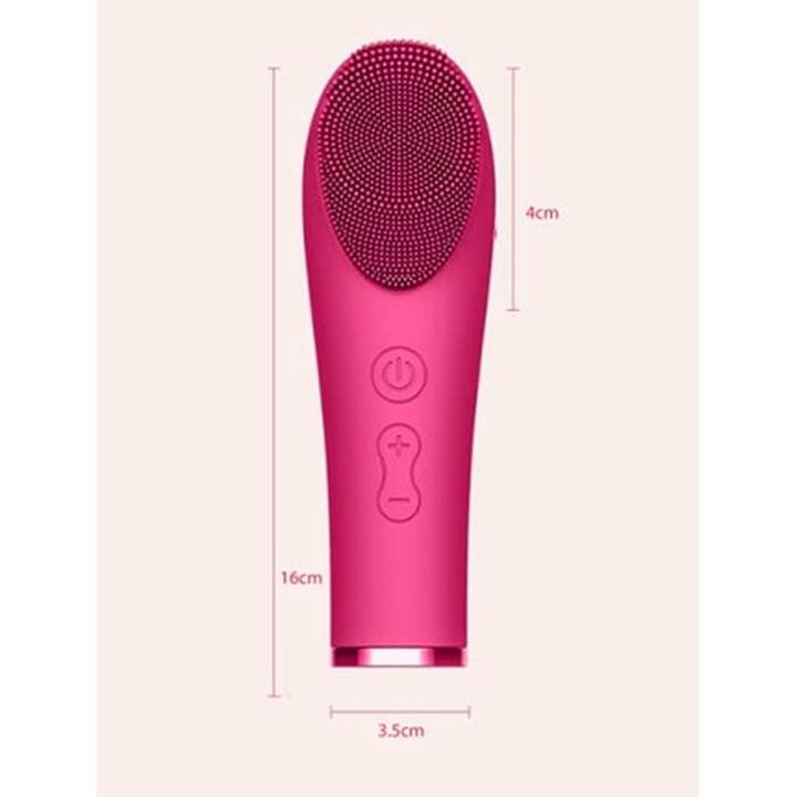 Image du produit ORO Brosse sonique pour le nettoyage et le massage du visage, Rose foncé / bourgogne