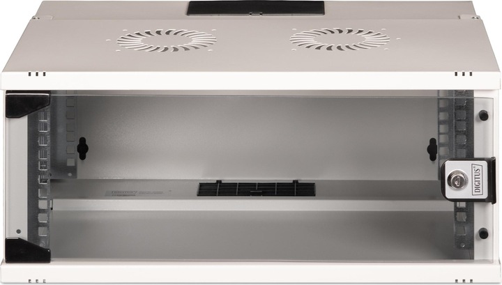 Actual product image Digitus 19" 4U wall-mounted housing, SOHO PRO 237 x 540 x 400 mm, grey (4 RU, 19 inch rack)