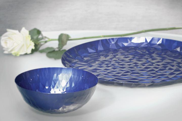 Produktbild Alessi Schale mit Struktur Silberfarben (20.70 cm, 1 x)