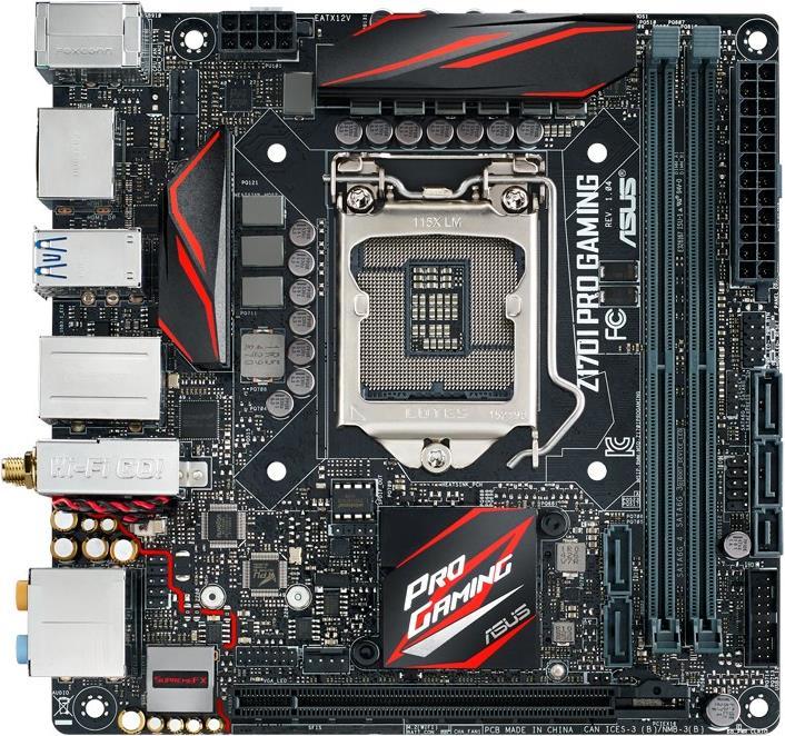 Produktbild ASUS Z170i Pro Gaming (LGA 1151, Intel Z170, Mini-ITX)