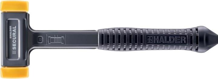 Actual product image Halder SECURAL-PLUS soft-face hammer, recoilless (680 g)