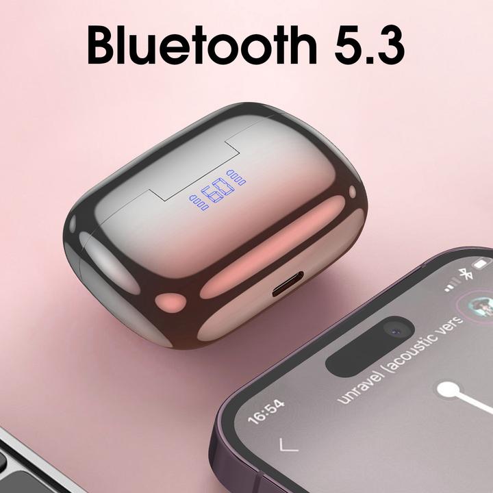 Actual product image Hoco Bluetooth headphones chrome effect (ANC, 7 h, Wireless)