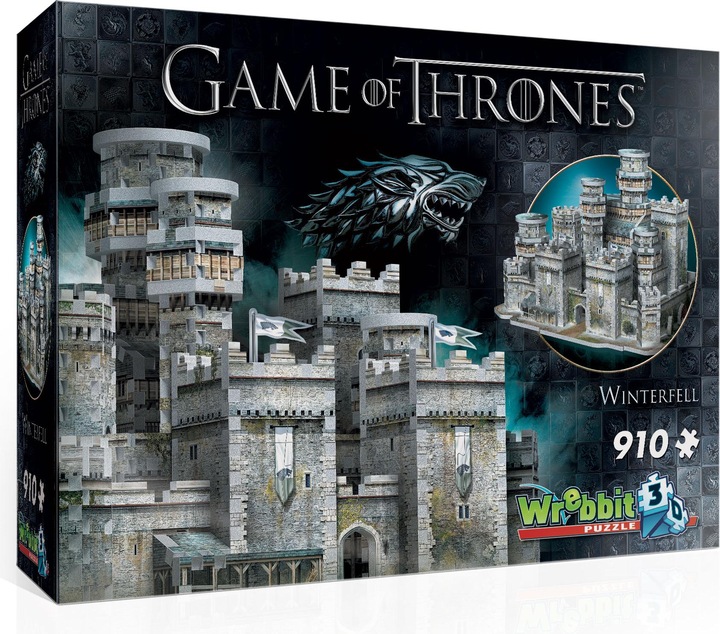 Actual product image Wrebbit 3D Game of Thrones: Winterfell (910 pieces)
