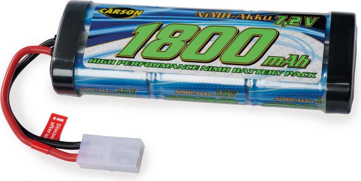 Actual product image Carson 7.2V/1800mAh NiMH Race Battery TAM (7.20 V, 1800 mAh)