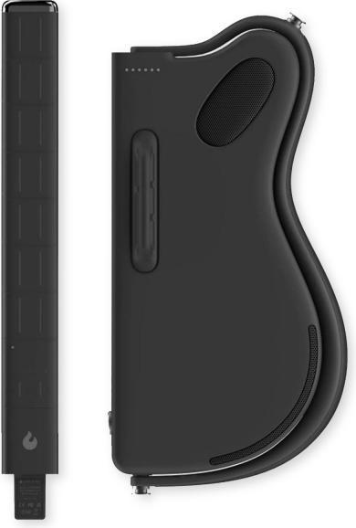 Actual product image Lava Music Gitarre Genie Smart-Gitarre Schwarz mit Ladegerät (Acoustic guitar)