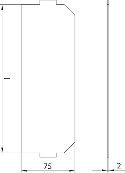 Produktbild OBO Bettermann Leerplatzabdeckung