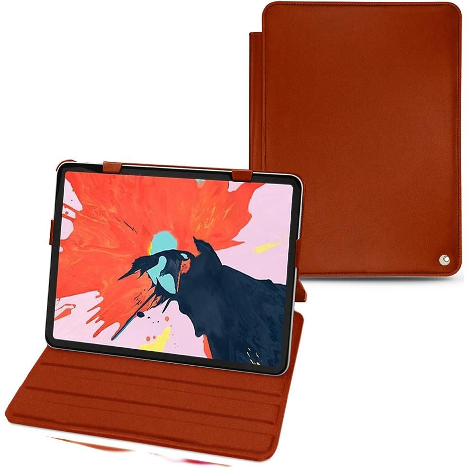 Noreve Lederschutzhülle horizontal (iPad Air 2020 (4. Gen), iPad Air 2022 (5. Gen)), Tablet Hülle, Orange