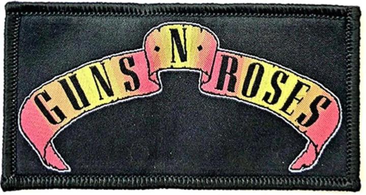 Produktbild Guns N Roses Mit Schriftrolle Patch Logo (1 x)