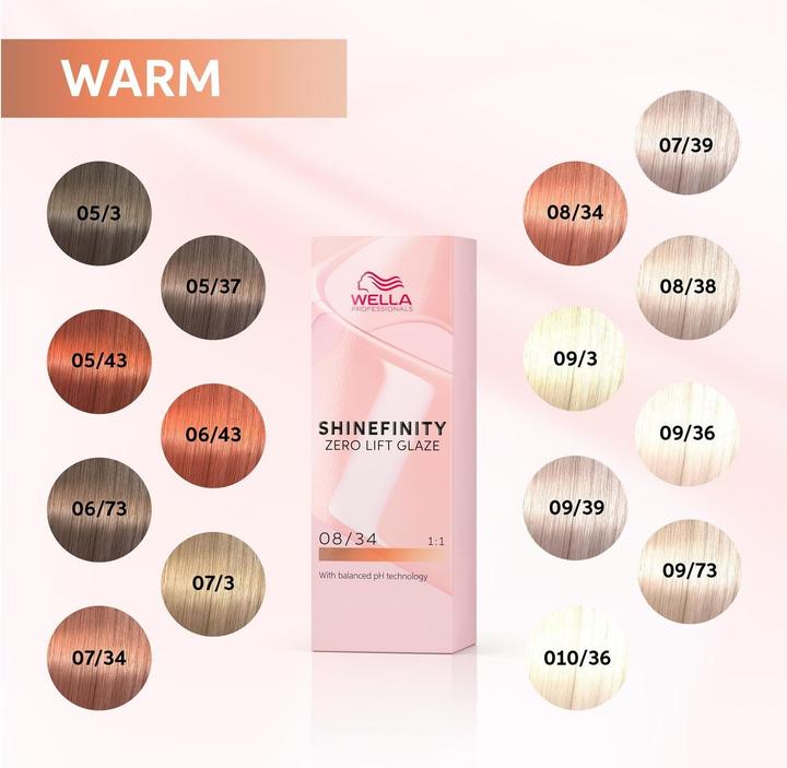 Produktbild Wella Shinefinity 07/39 Chroma Gold - 60ml (Mittelblond)