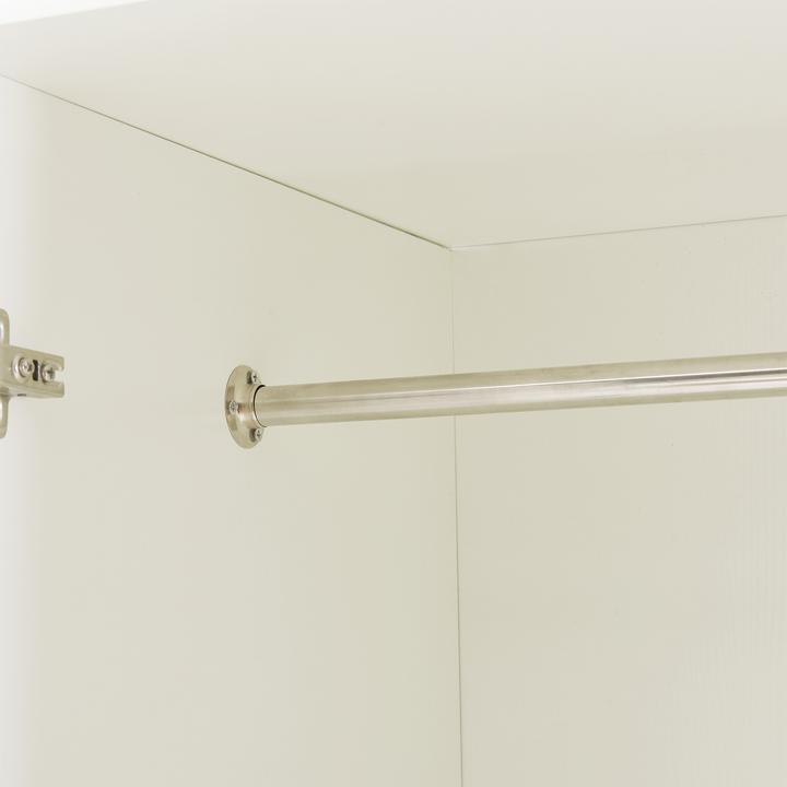 Produktbild En.Casa Kleiderschrank Eiselfing 176x120x52 cm 3 Schubladen Weiss