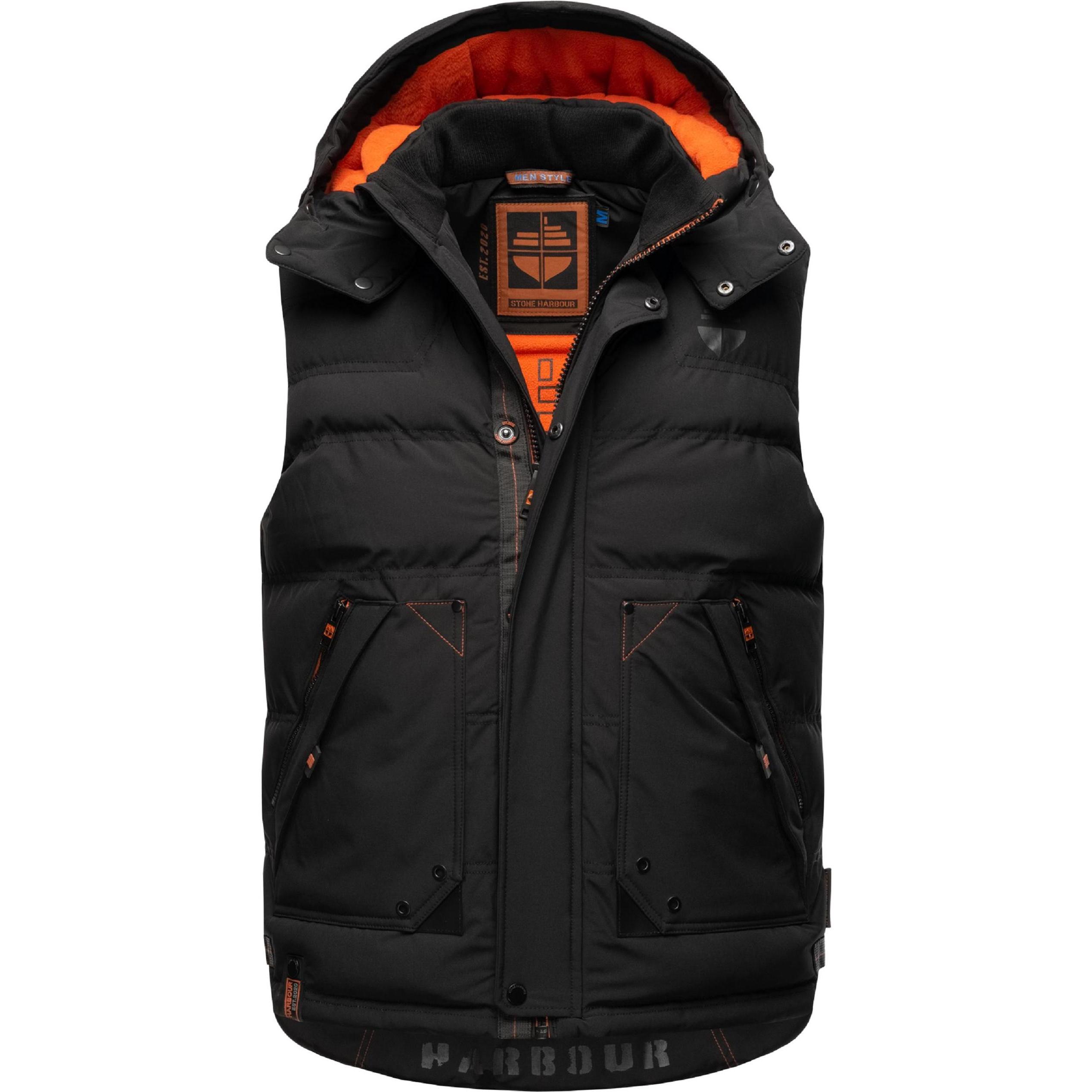 Stone Harbour, Herren, Weste, Egoor, Schwarz, (S)