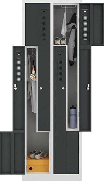 Produktbild eurokraft basic Z-Schrank (59 cm, 180 cm)