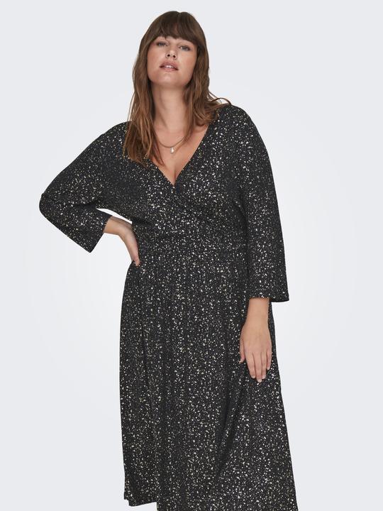 Actual product image Only CARPELLA long dress wrap dress (L)