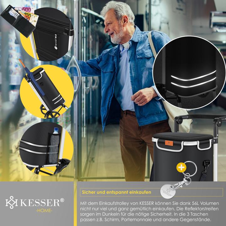 Produktbild Kesser Einkaufstrolley mit Treppensteiger