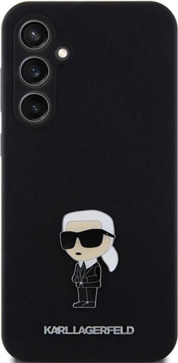 Immagine prodotto Karl Lagerfeld KLHCS23FEMHKNPK S23 FE S711 czarny/nero Silicone Ikonik Metal Pin (Samsung Galaxy S23 FE)