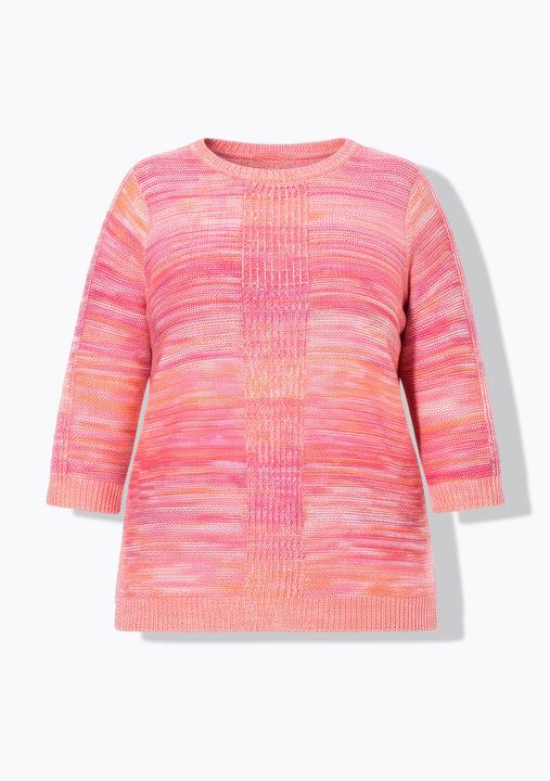 Produktbild Miamoda Pullover, bequeme Passform, Melange-Linksstrick (54)