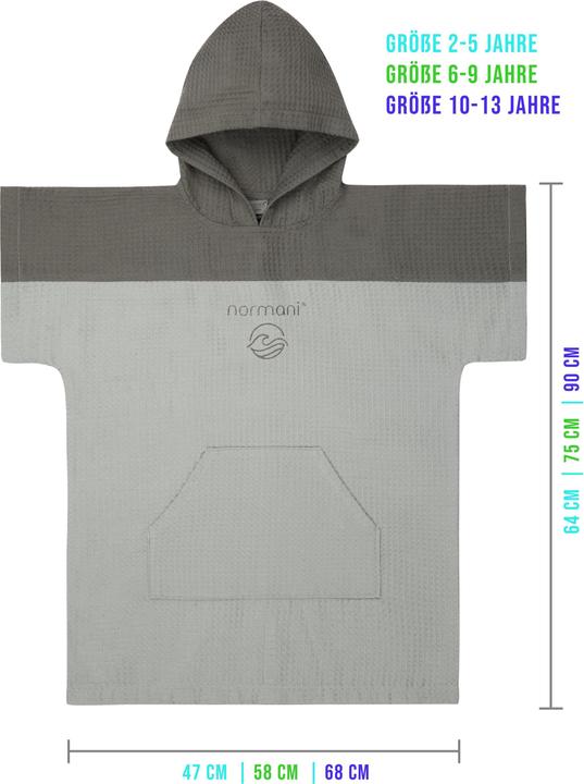 Actual product image Normani Children's bathing poncho Baku - 9237