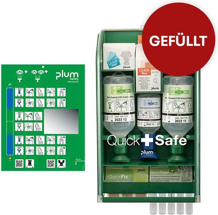 Produktbild Plum Erste-Hilfe-Station QuickSafe Box Complete (Erste Hilfe Set Zubehör)