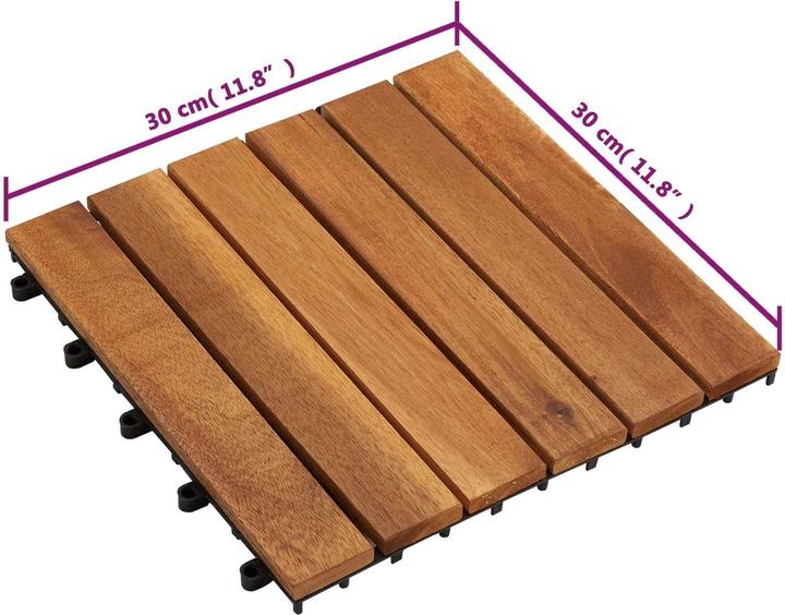 Produktbild vidaXL Terrassenfliese (20x, 30 x 30 cm)