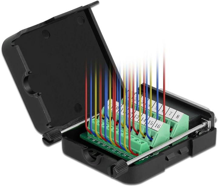 Produktbild Delock Adapter Terminalblock 26Pin - DB25 Parallelport Buchse (0.06 m)