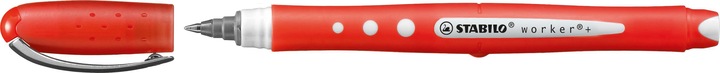Produktbild STABILO worker+ colorful Tintenroller (Rot, 1 x)