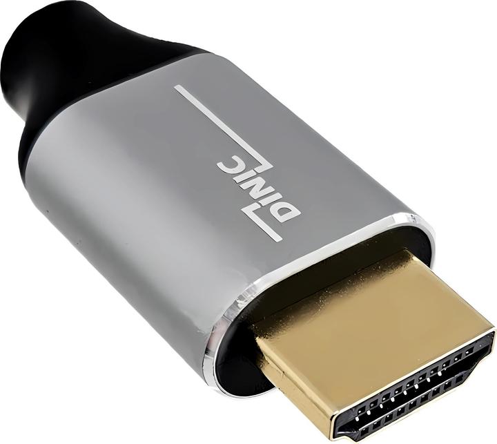 Image du produit Dinic HDMI2.1Kab.m.2Stec.Alu.geh.2m (2 m)