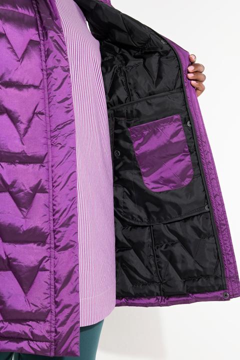 Image du produit Ulla Popken Gilet matelassé sans manches, aspect duvet, matière recyclée, col rond (42, 44)
